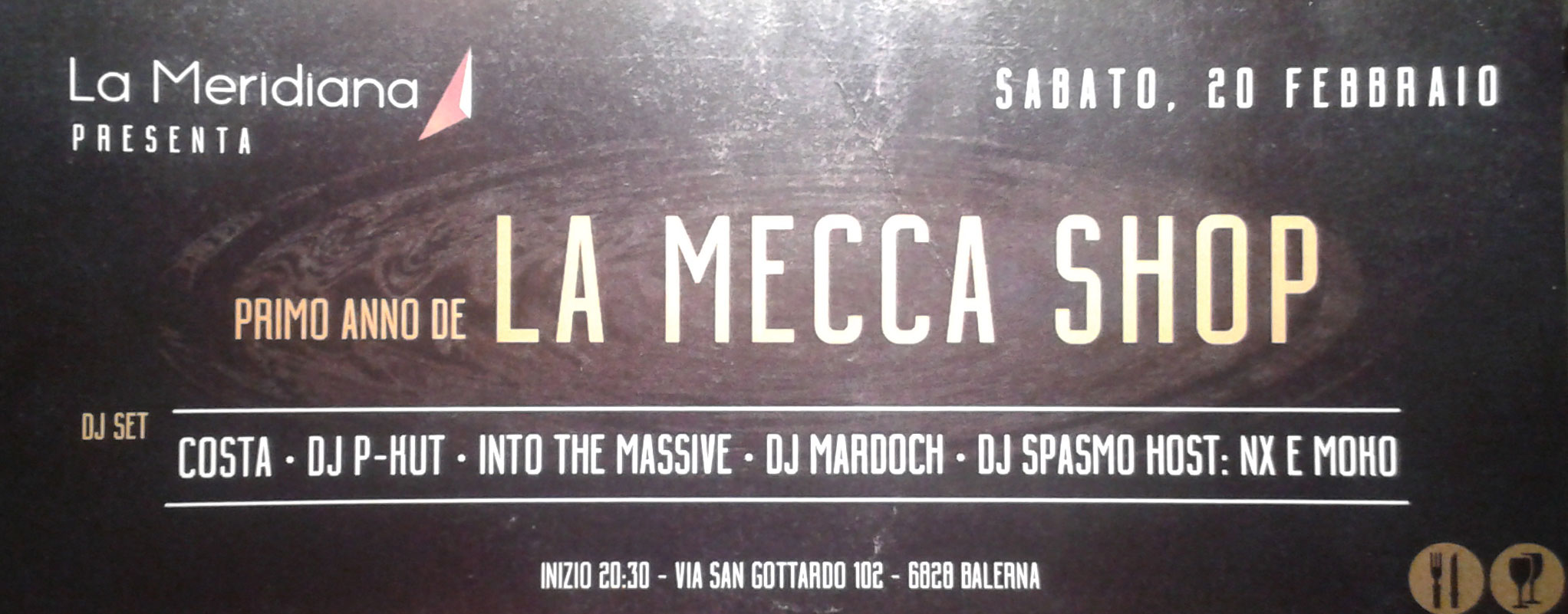 1 Anno di La Mecca Shop | Balerna (TI-CH)