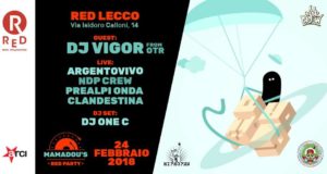 Dj Vigor – Sabato 24 febbraio – Mamadou’s Red Party 7