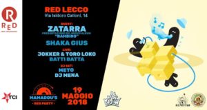 Mamadou’s Red Party 10 | 19 Maggio 2018